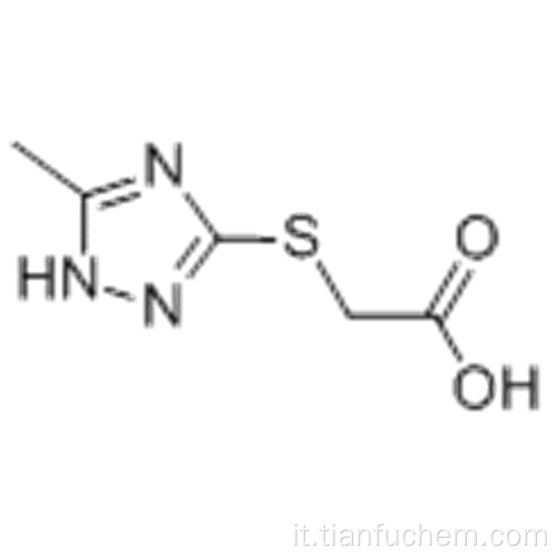 Acido 5-metil-1H-1,2,4-triazol-s-il) -acetico CAS 64679-65-8